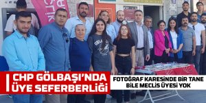 CHP Gölbaşı'nda üye seferberliği