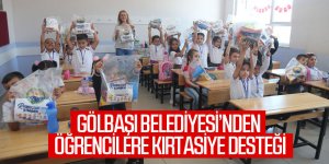 Gölbaşı belediyesi'nden öğrencilere kırtasiye desteği