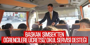 Gölbaşı Belediye Başkanı Ramazan Şimşek'ten öğrencilere ücretsiz okul servisi desteği