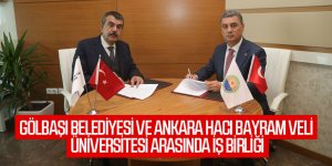 Gölbaşı Belediyesi ve Ankara Hacı Bayram Veli Üniversitesi arasında iş birliği