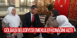 Gölbaşı belediyesi'nden ilçede yaşayan büyükler için emekliler konağı