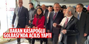 Bakan Kasapoğlu, Gölbaşı'nda açılış yaptı