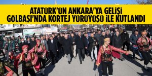 Atatürk'ün Ankara'ya gelişi, Gölbaşı'nda kortej yürüyüşü ile kutlandı