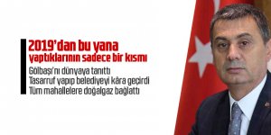 Başkan Şimşek yaptığı hizmetleri anlattı