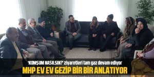 MHP'nin 'Komşum Nasılsın' ziyaretleri devam ediyor