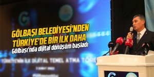 Gölbaşı Belediyesi'nden Türkiye'de  bir ilk daha