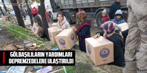 Yardım tırları deprem bölgesine ulaştı