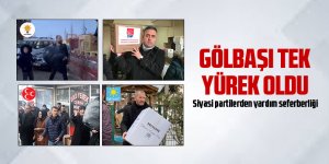 Gölbaşı'ndaki siyasi partilerden yardım seferberliği