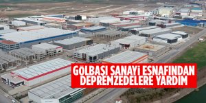 Gölbaşı Sanayi Esnafından Depremzedelere Yardım