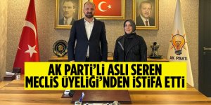 AK Parti’li Aslı Seren Meclis Üyeliği’nden istifa etti