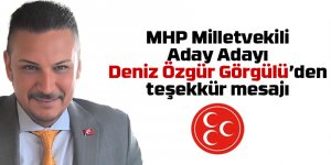 Deniz Özgür Görgülü'den teşekkür mesajı