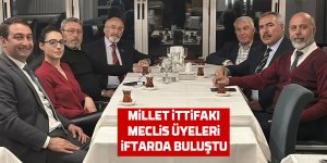 Millet İttifakı’nın Gölbaşı’ndaki meclis üyeleri iftarda buluştu. 