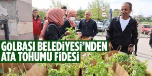 Gölbaşı Belediyesi’nden ata tohumu fidesi