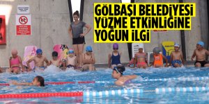 Gölbaşı Belediyesi Yüzme Etkinliği Yoğun İlgi Gördü