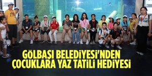 Gölbaşı Belediyesi'nden çocuklara yaz tatili hediyesi