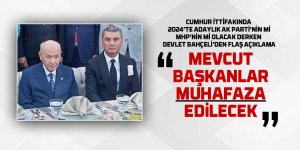 Bahçeli'den dikkat çeken açıklama