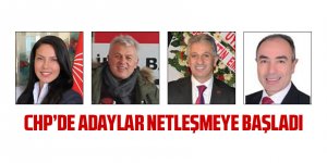 CHP'de adaylar netleşmeye başladı