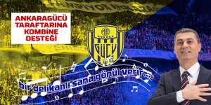 Başkan Şimşek Ankaragücü taraftarına kombine desteği