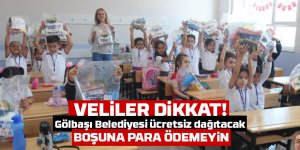 Gölbaşı'nda birinci sınıf öğrencilerine kırtasiye desteği