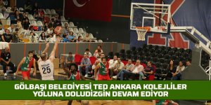 Gölbaşı Belediyesi TED Ankara Kolejliler evinde galip geldi