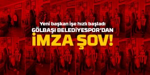 Gölbaşı Belediyespor'dan imza şov!