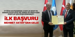 Ak Parti'de ilk adaylık başvurusu Mehmet Aktay'dan