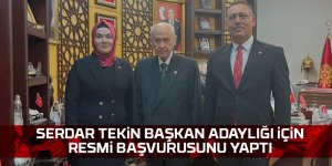 Serdar Tekin MHP'den belediye başkan aday adayı oldu