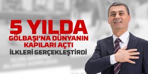 Başkan Şimşek 5 yılda Ankara'da ilkleri gerçekleştirdi