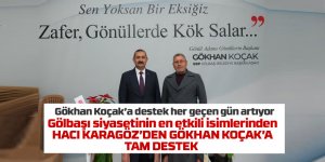 Hacı Karagöz'den Gökhan Koçak'a tam destek