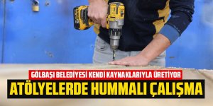 Belediye atolyelerinde hummalı çalışma