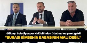 Gölbaşı Belediye Spor Kulübü Basın Açıklaması yaptı