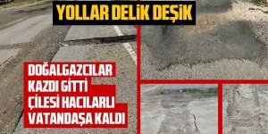 Hacılar'ın yolları delik deşik!