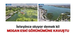 Mogan eski görünümüne kavuştu