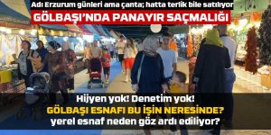 Gölbaşı'nda panayır saçmalığı