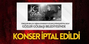 Terör saldırısı nedeniyle Haluk Levent konseri iptal edildi