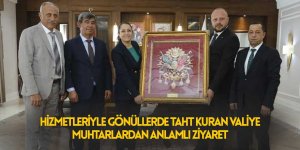 Gölbaşılı Muhtarlardan Burdur Valisi Tülay Baydar Bilgihan’a Ziyaret