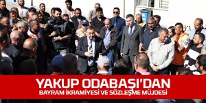 Başkan Odabaşı'ndan işçiye bayram müjde