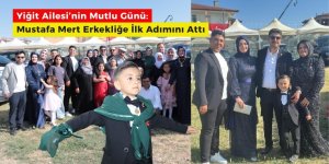 Ziraat Odası Başkanı Mehmet Yiğit oğlunu sünnet ettirdi.