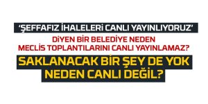 9 AY OLDU! MECLİS TOPLANTILARI HALA CANLI YAYINLANMIYOR 
