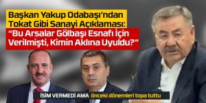 Başkan Odabaşı önceki dönemleri topa tuttu