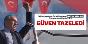 CHP Gölbaşı’nda Nazım Sağlam Güven Tazeledi