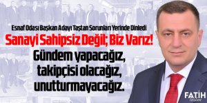 Gölbaşı Sanayi Sitesi Esnafından Değişim Talebi