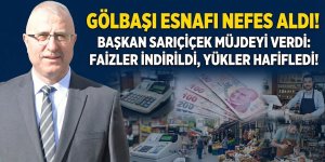 Gölbaşı Esnafına Can Suyu: Başkan Yakup Sarıçiçek'ten Faiz İndirimi Müjdesi!
