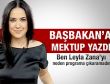 Banu Güven'den Başbakan Erdoğan'a mektup