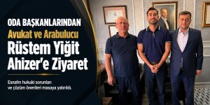 Avukat ve Arabulucu Rüstem Yiğit Ahizer'e ziyaretçi akını