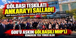 Gölbaşı Teşkilatı Ankara’yı Salladı: MHP Ankara İl Kongresi’nde Gölbaşı Gövde Gösterisi Yaptı!