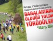 Ölüm yolunda barış için yürüdüler