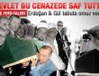 Devletin zirvesi cenaze töreninde buluştu