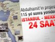 24 saatte İstanbul'dan Mekke'ye trenle yolculuk