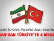 İran'dan Türkiye'ye 4 mesaj